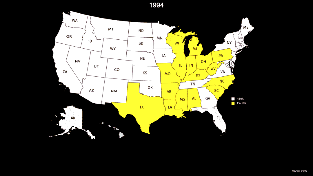obesity map